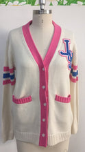 Load image into Gallery viewer, Ivory Varsity Sweater    ** GROUP ORDERS ONLY
